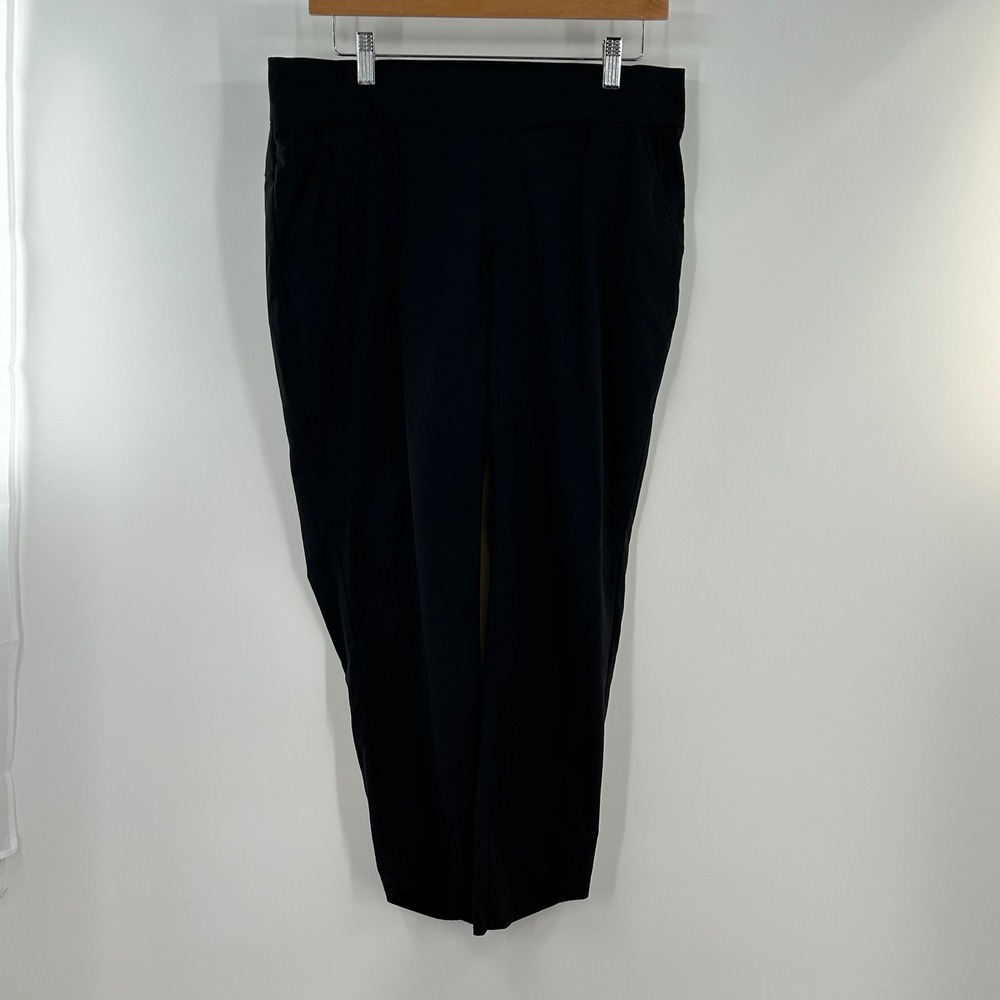 Columbia Omni-Shield Black Hiking Pants Womens Large Pull On Advanced Repellency